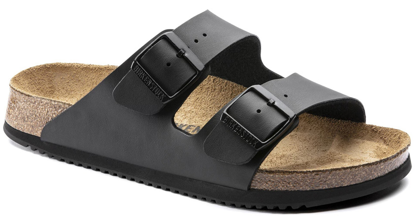 ARIZONA PROF BIRKENSTOCK BLACK SANDALIA
